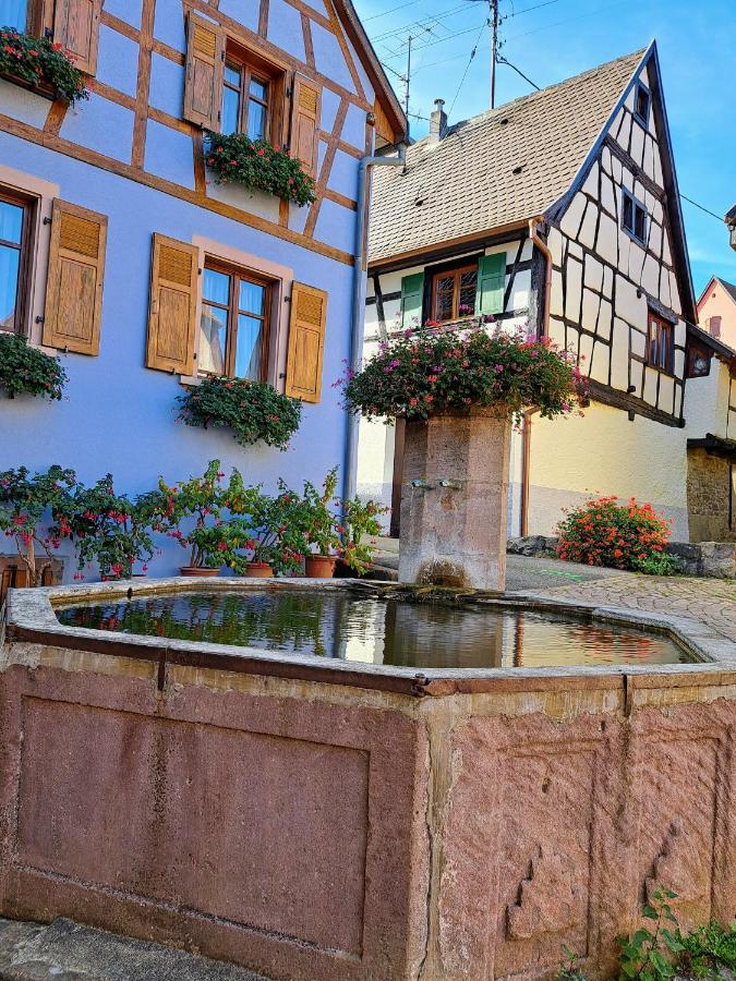 Gite Entre Vignes Et Vergers Maison Historique Gueberschwihr Exterior foto