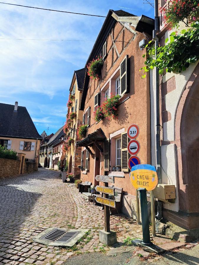 Gite Entre Vignes Et Vergers Maison Historique Gueberschwihr Exterior foto
