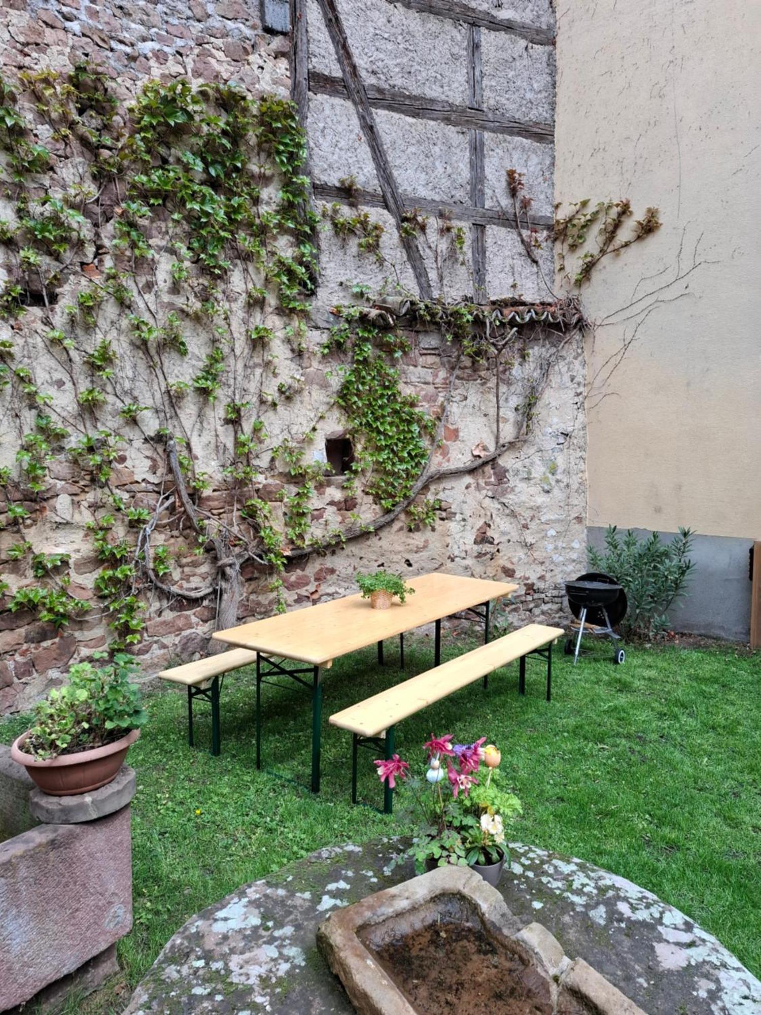 Gite Entre Vignes Et Vergers Maison Historique Gueberschwihr Exterior foto